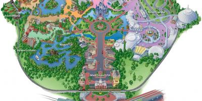 แผนที่ของฮ่องกง Disneyland