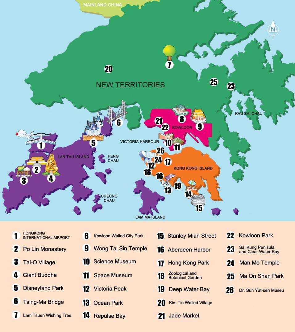 แผนที่ของคนใหม่แดฮ่องกง