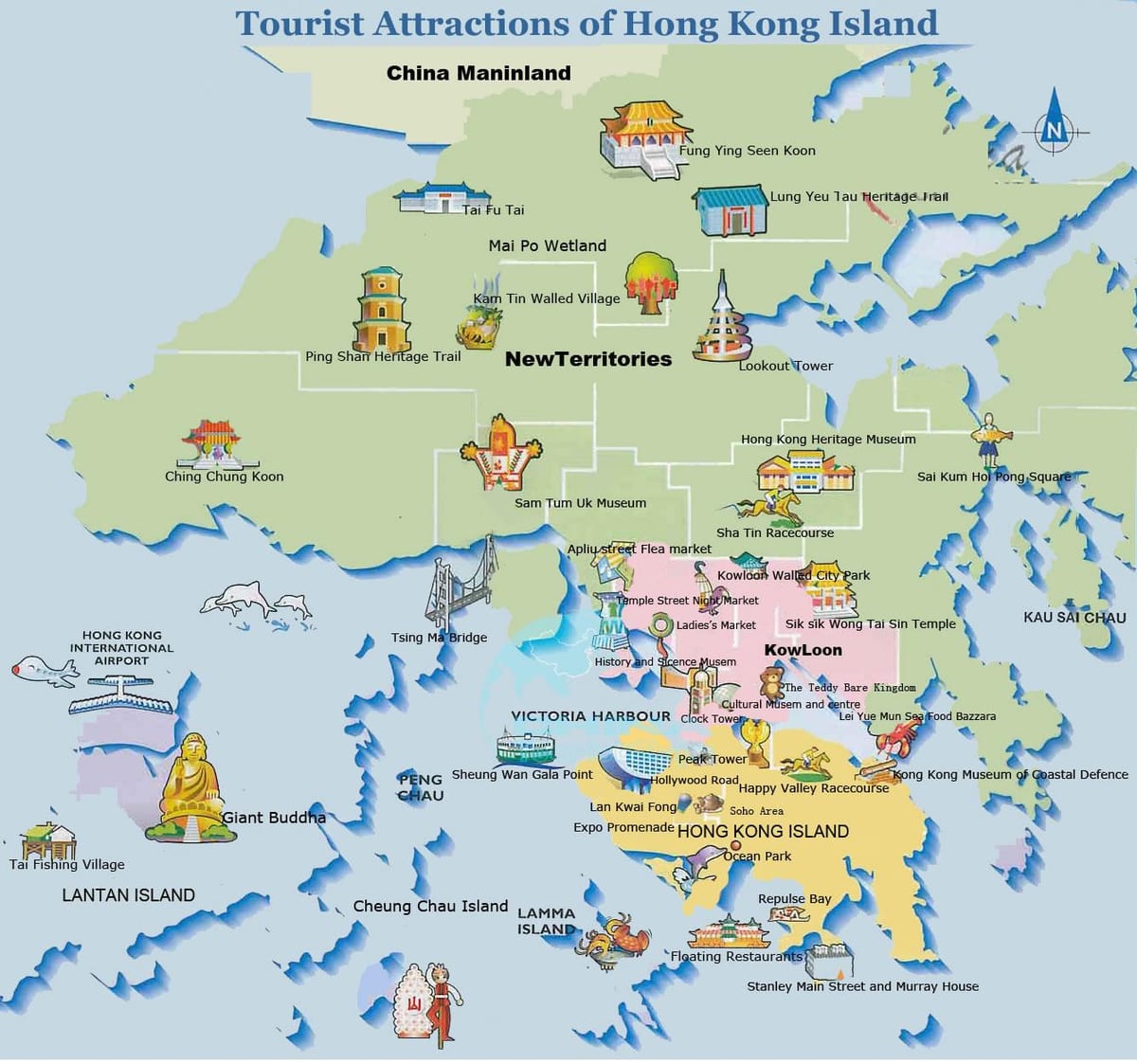 ที่เจ๋งฮ่องกงแผนที่