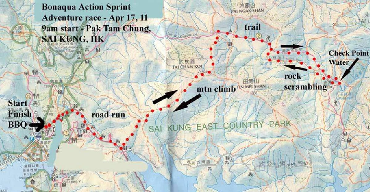 Sai Kung แผนที่ฮ่องกง