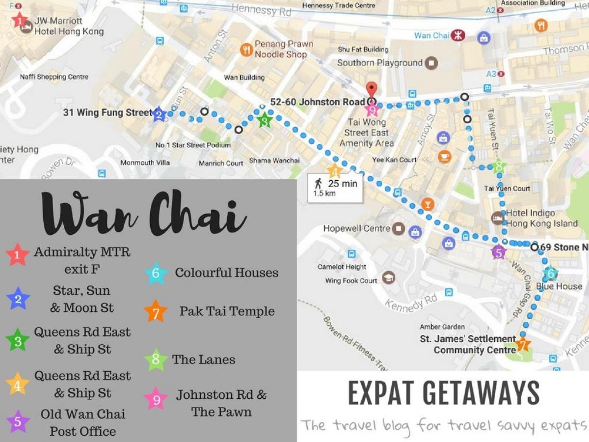 ฮ่องกวาน Chai แผนที่