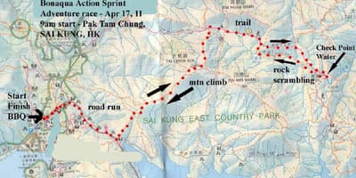 Sai Kung แผนที่ฮ่องกง