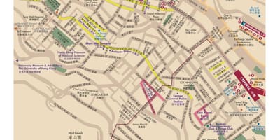Sheung วาน MTR นแผนที่สถานี